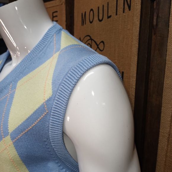 Brooks Brothers Supima Cotton Sweater Vest, L - Picture 3 of 6